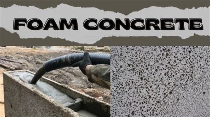 Why do they put foam under concrete?