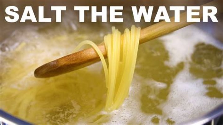 Why do you salt pasta water?