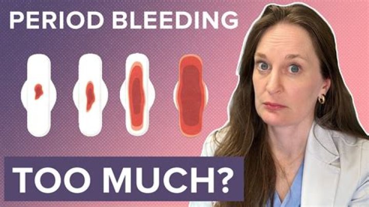 Why does my period blood run to the back?