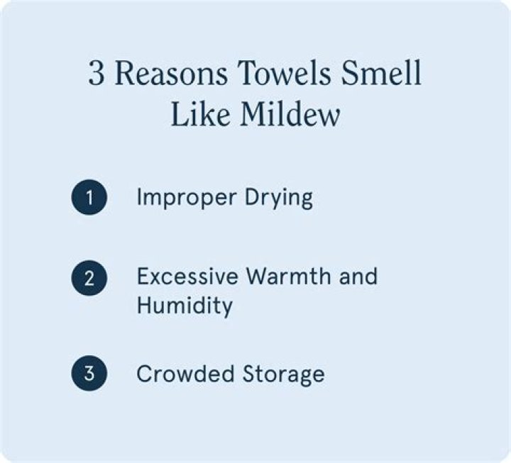 Why don't my towels smell fresh?