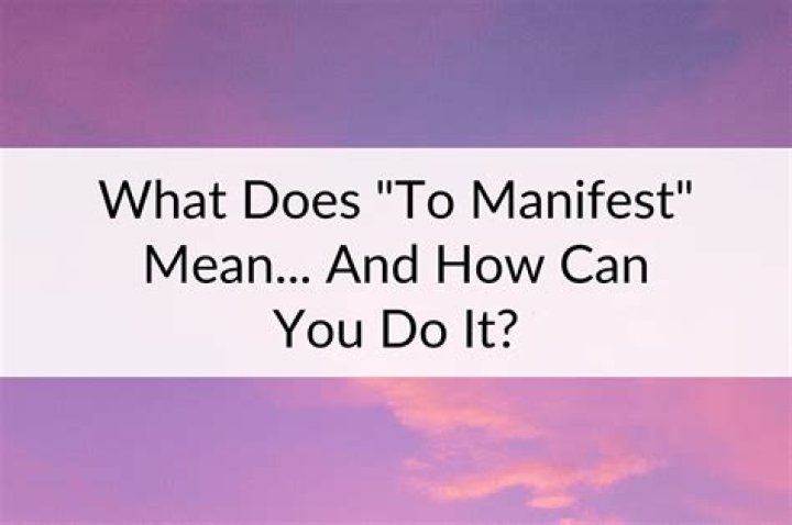 Why is manifesting unhealthy?