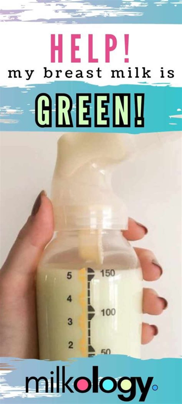 Why is my breast milk green?