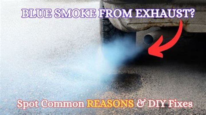 Why is my car blowing blue smoke when I accelerate?