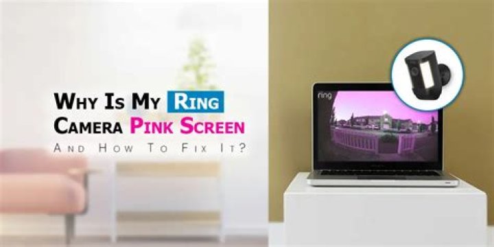 Why is my Ring camera purple?