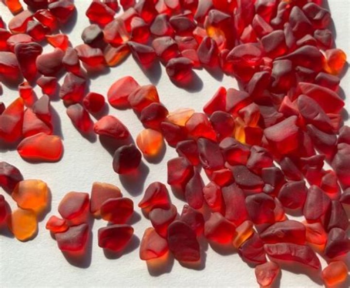 Why is red sea glass rare?