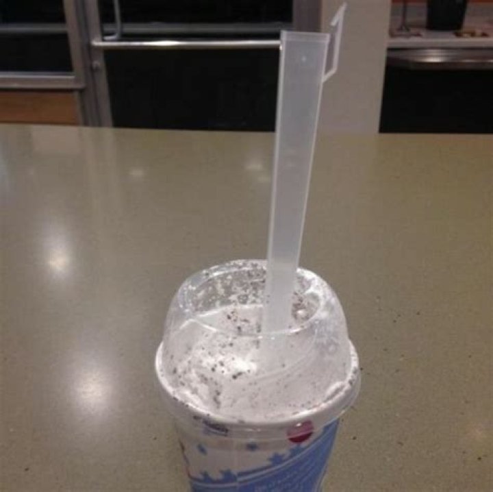 Why is the McFlurry spoon hollow?