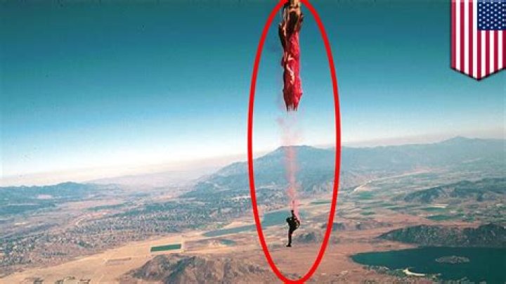 Why shouldn't you land in water if your parachute fails?